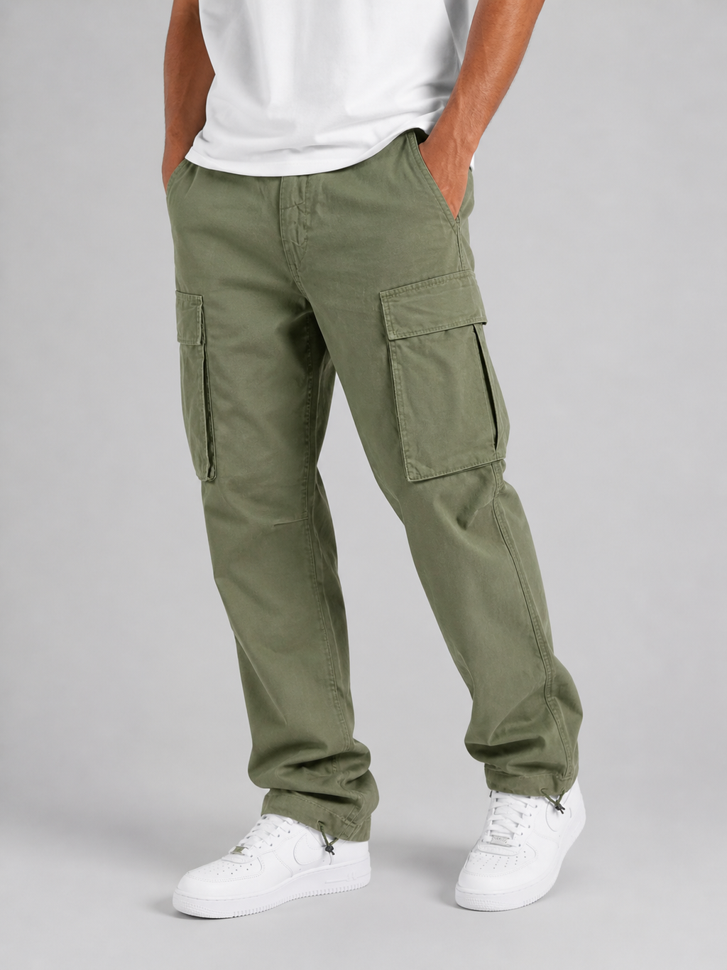 Men’s Relaxed Fit Cargo Trousers – Everyday Utility Style