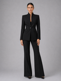 Women’s Tailored Blazer & Trouser Suit Set – Smart Formal Co-Ord
